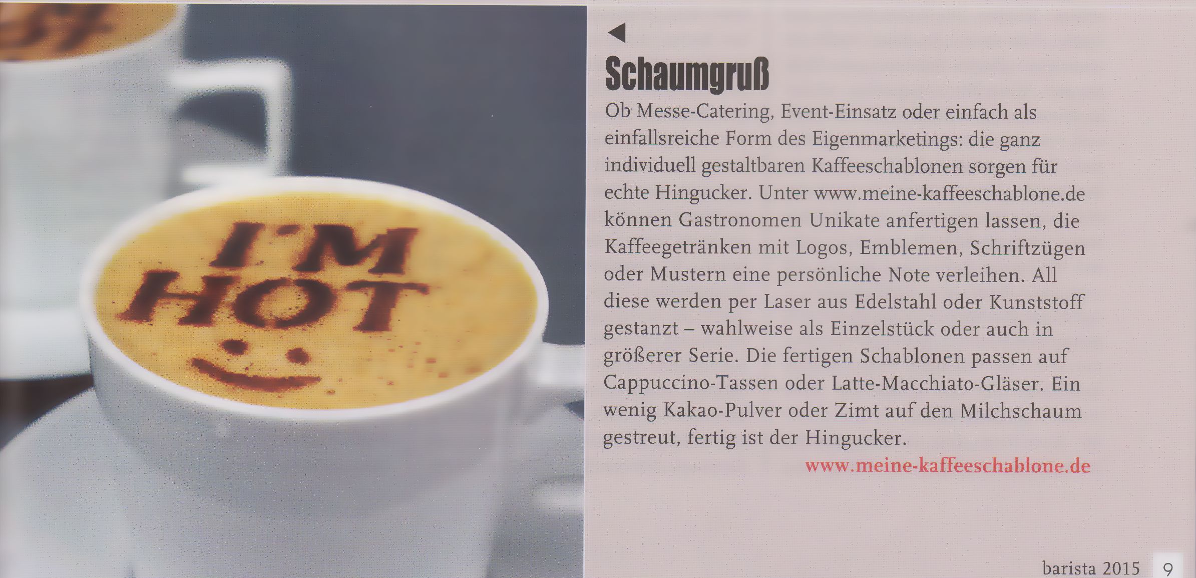 barista - Das Kaffeemagazin